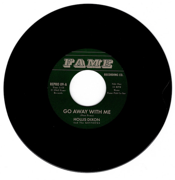 Hollis Dixon & The Keynotes – Go Away With Me  (7")