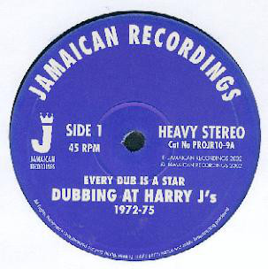 Harry J's - Dubbing At Harry J's 1972-75 (10")
