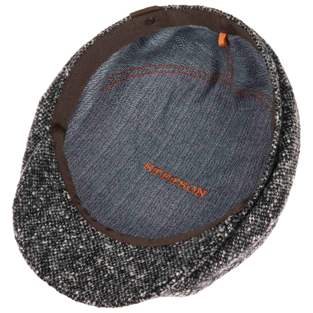 Stetson Hatteras Donegal Tweed Cap black-59