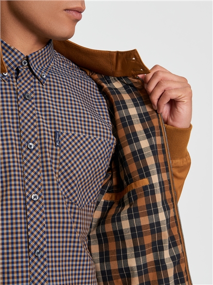 Ben Sherman Signature Harrington Jacket (Bronze)