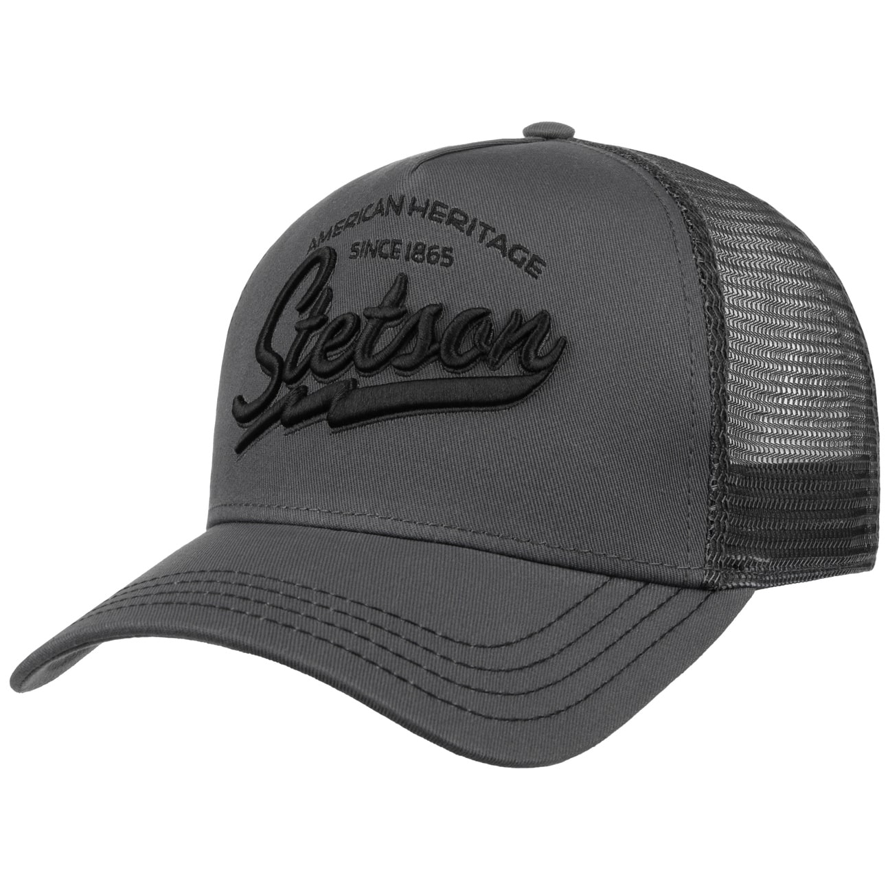 Stetson Trucker Cap 1865 (Grey)
