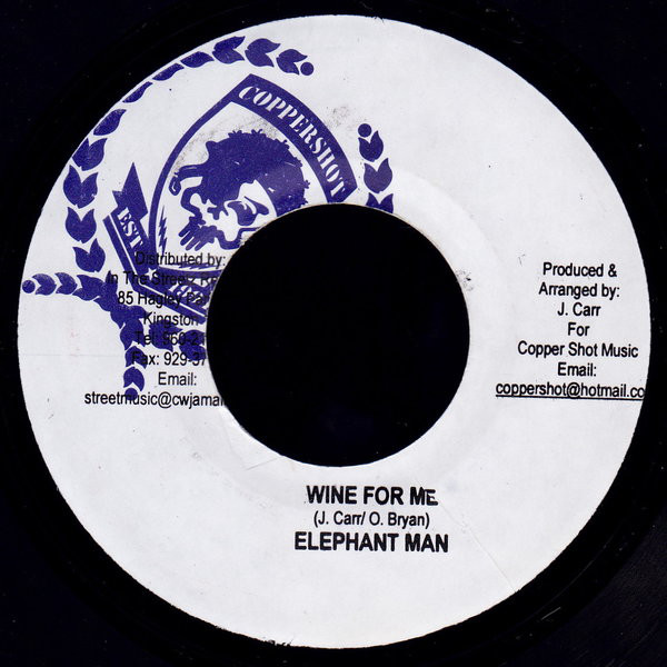 Elephant Man / Charly Black – Wine For Me / Backshot Time (7'')