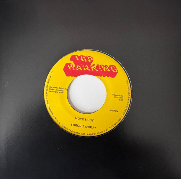 Freddie McKay – Mope & Cry  (7")          