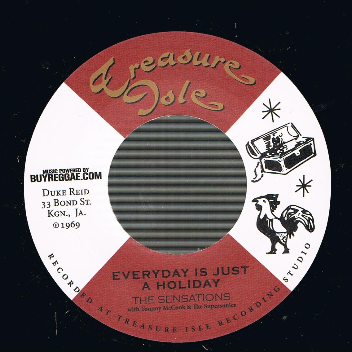 The Sensations - Every Day Is Just A Holiday / Tommy McCook - Rock Away (7")