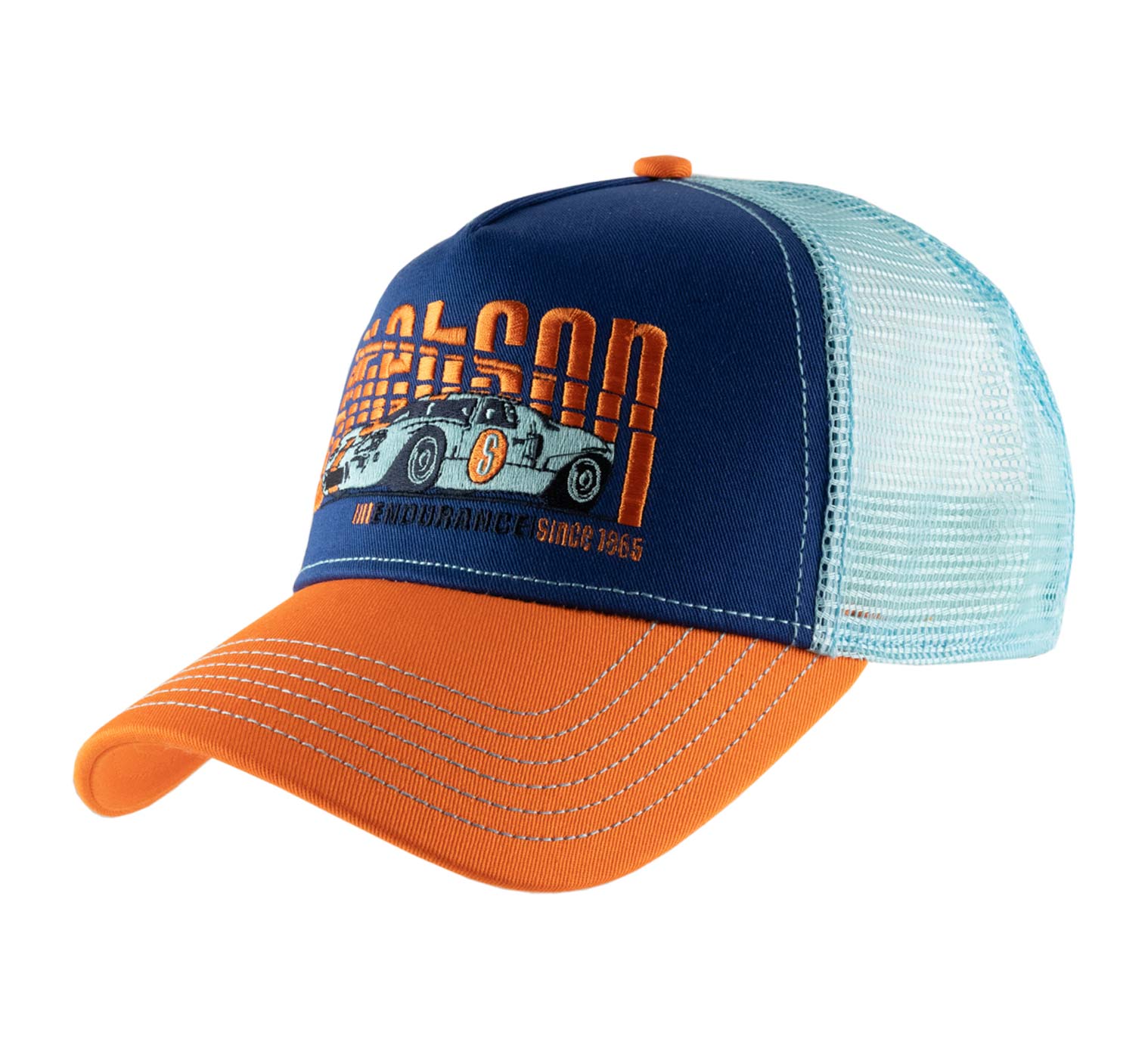 Stetson Cap Endurance in Blue/ Orange