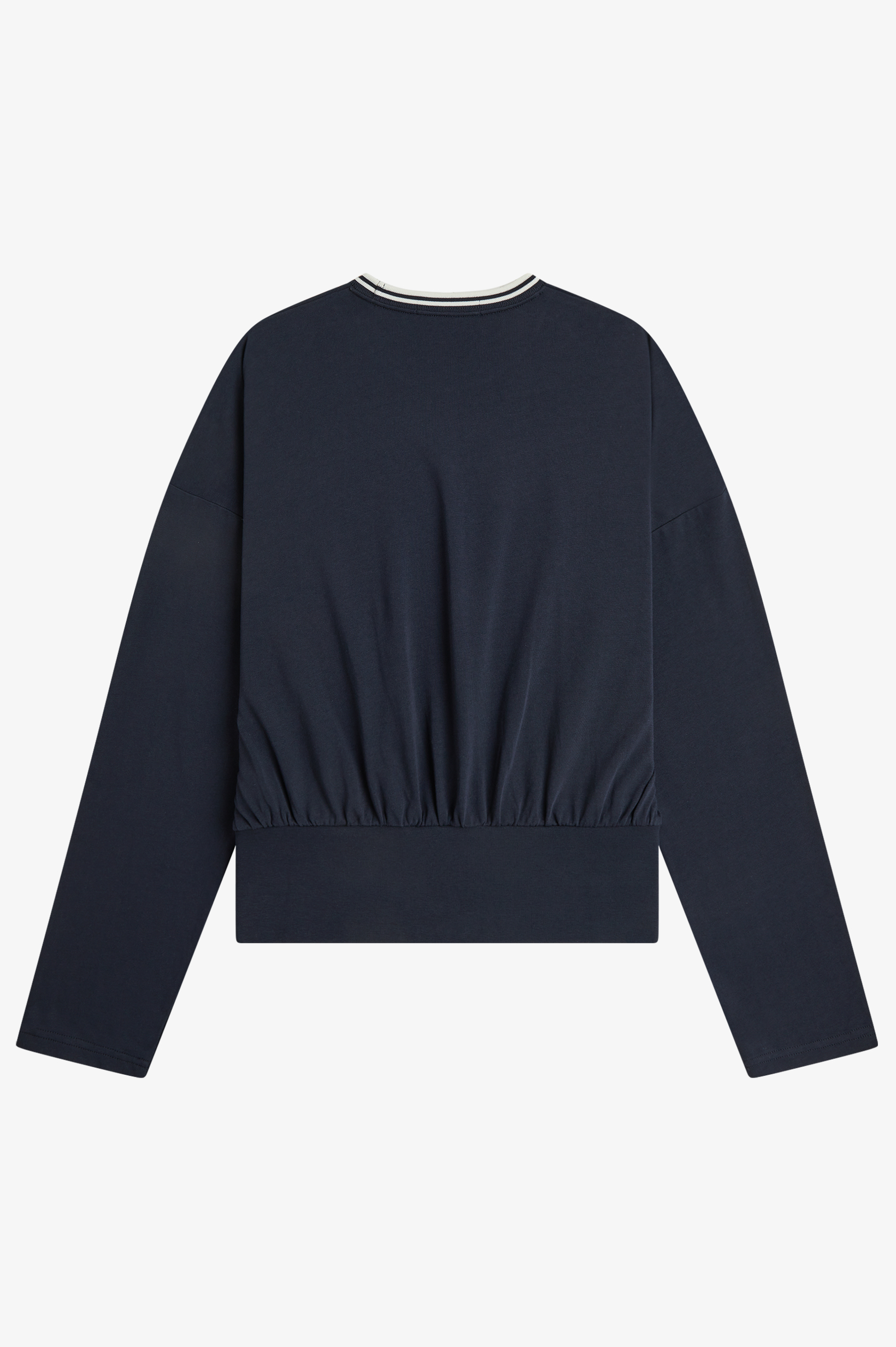Fred Perry Damen Twin Tipped Long Sleeve T-Shirt (Navy)
