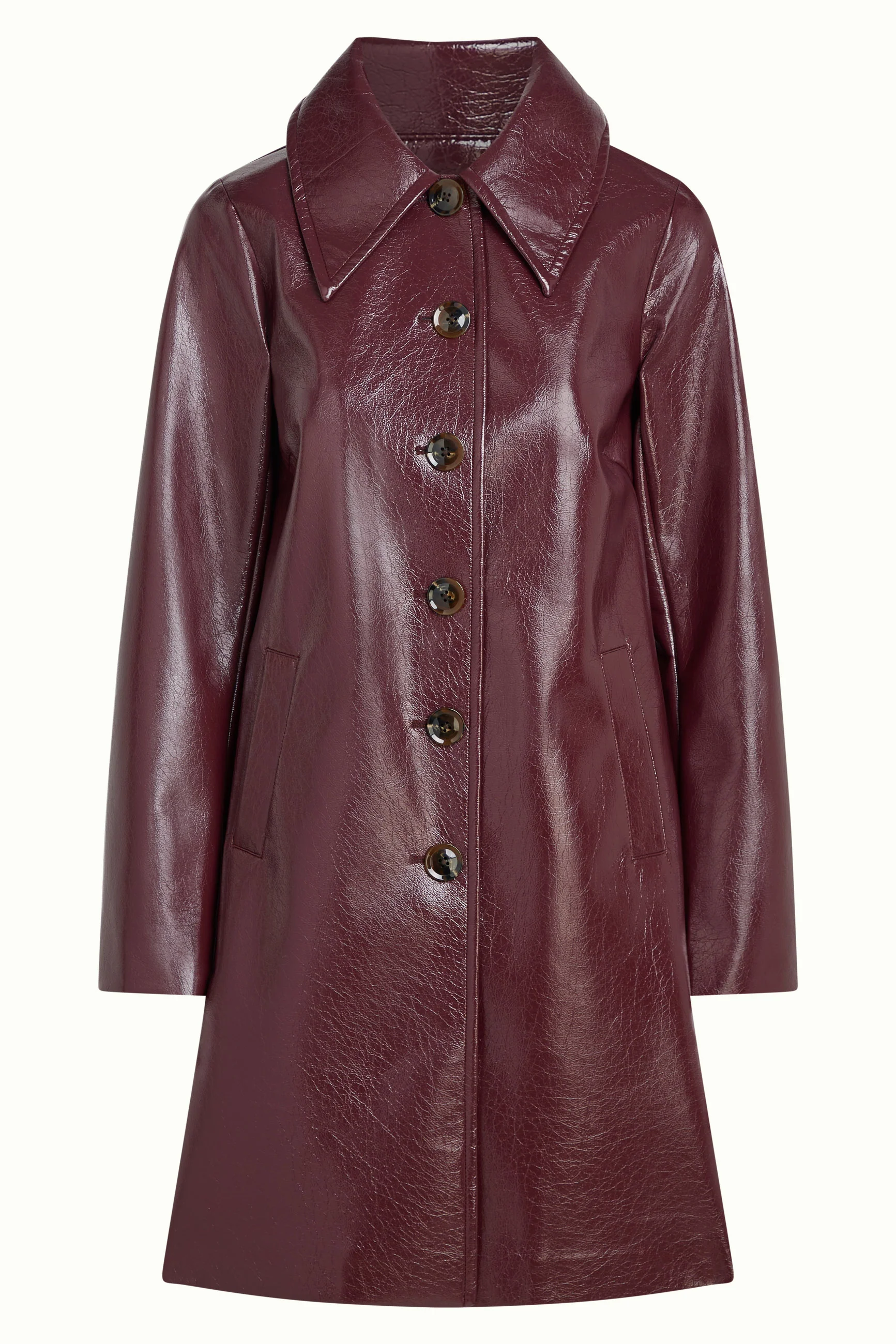 King Louie Anais Coat Shine (Bordeaux Red)