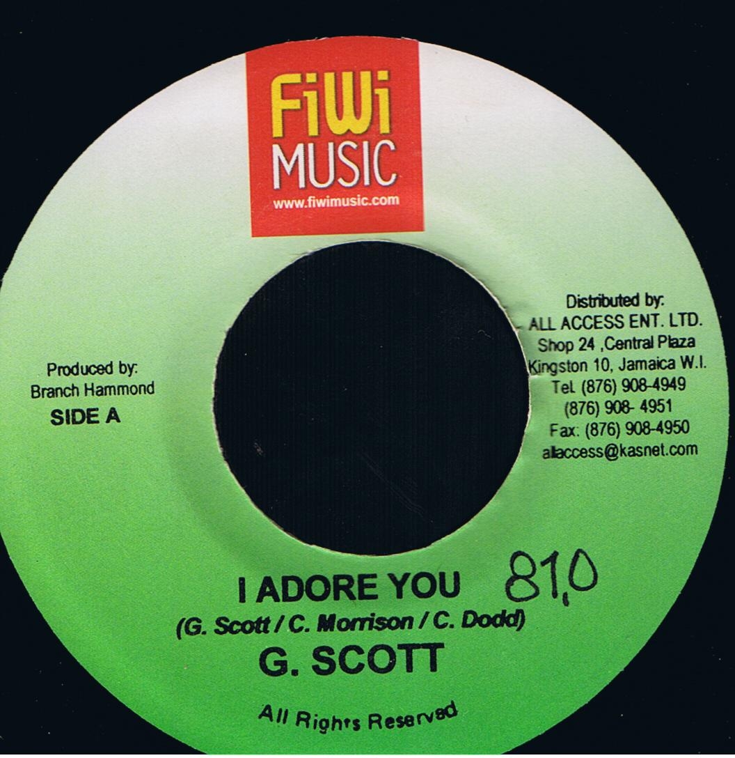 G.Scott - I Adore You / Version (7")
