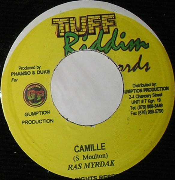 Ras Myrdak – Camille / Gumption Band -  Isrealites (Version) (7")      