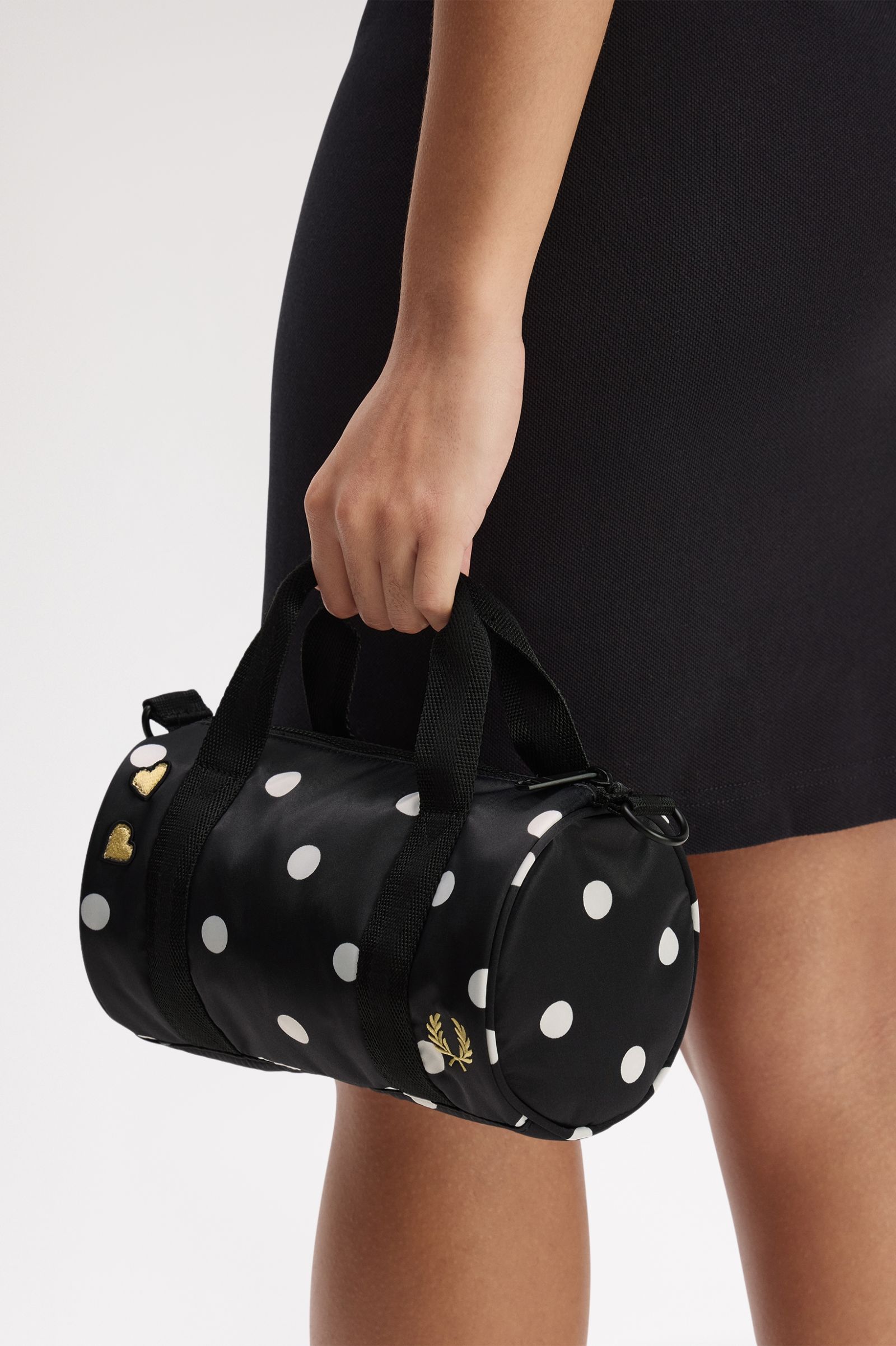 Fred Perry Amy Winehouse Polka Dot Mini Barrel (Black)