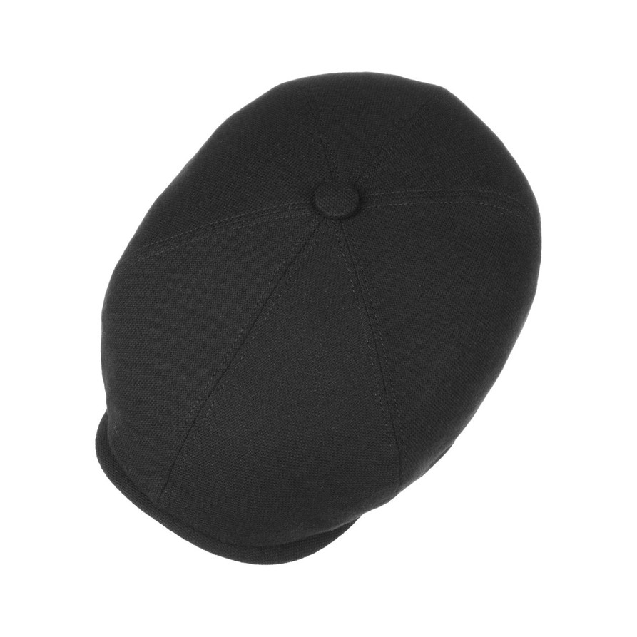 Stetson 6-Panel Cap Virgin Wool/Cashmere (Black)