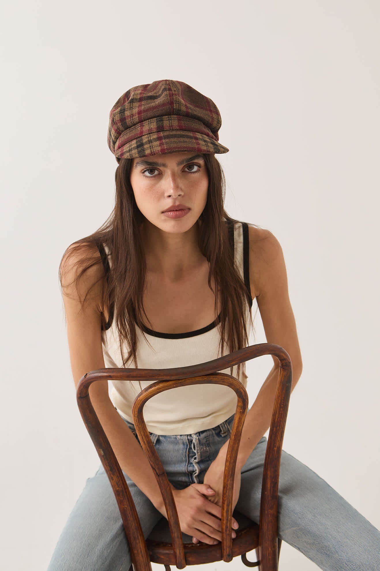 Brixton Bailey Cap (Sand/Red/Brown)