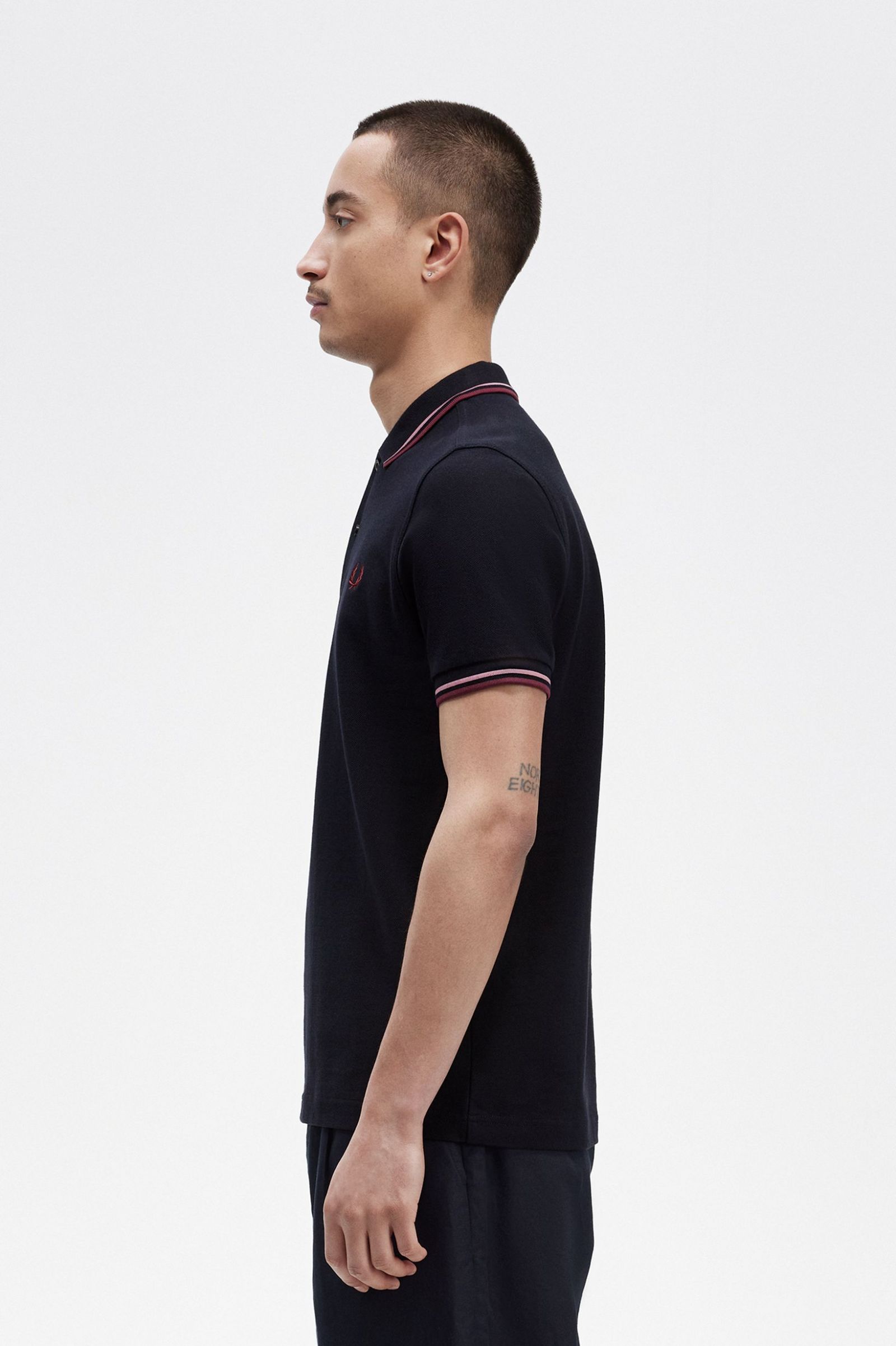 Fred Perry Twin Tipped Shirt in Navy