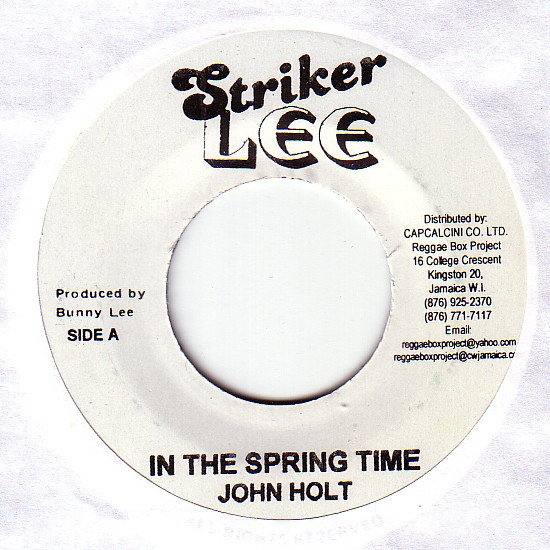 John Holt - In The Spring Time / Jah Stitch - Dread Inna Jamdown (7")