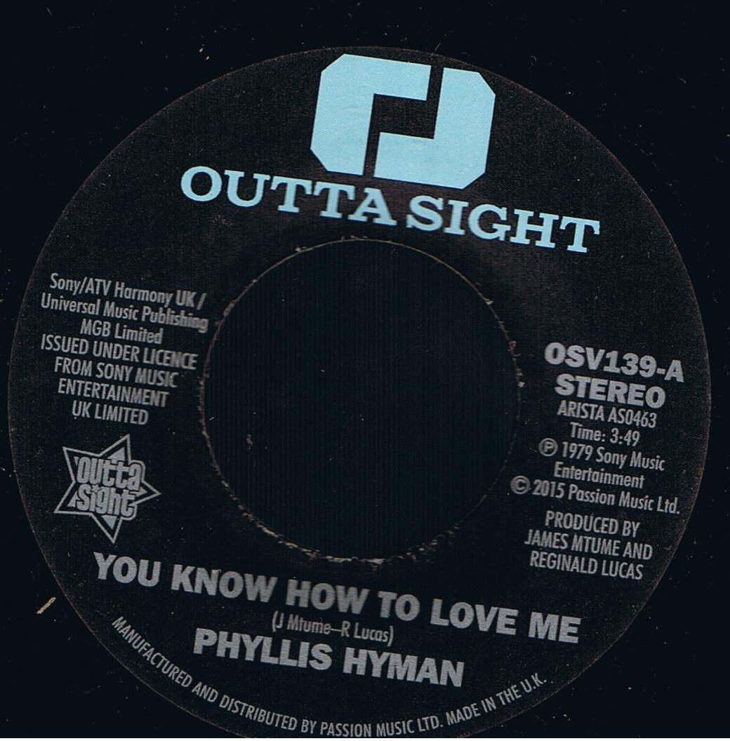 Phyllis Hyman - You Know How To Love Me / Phyllis Hyman - Under Your Spell (7") 