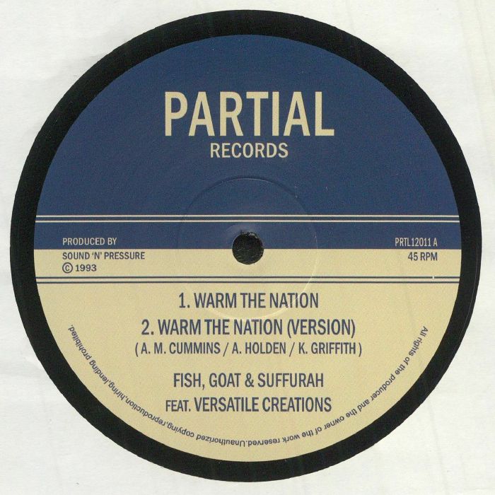 Fish, Goat & Suffurah - Warm The Nation (12")