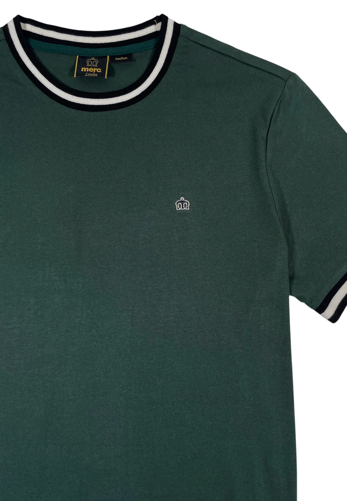 Merc Tipped T Shirt Redbridge (Dark Green)