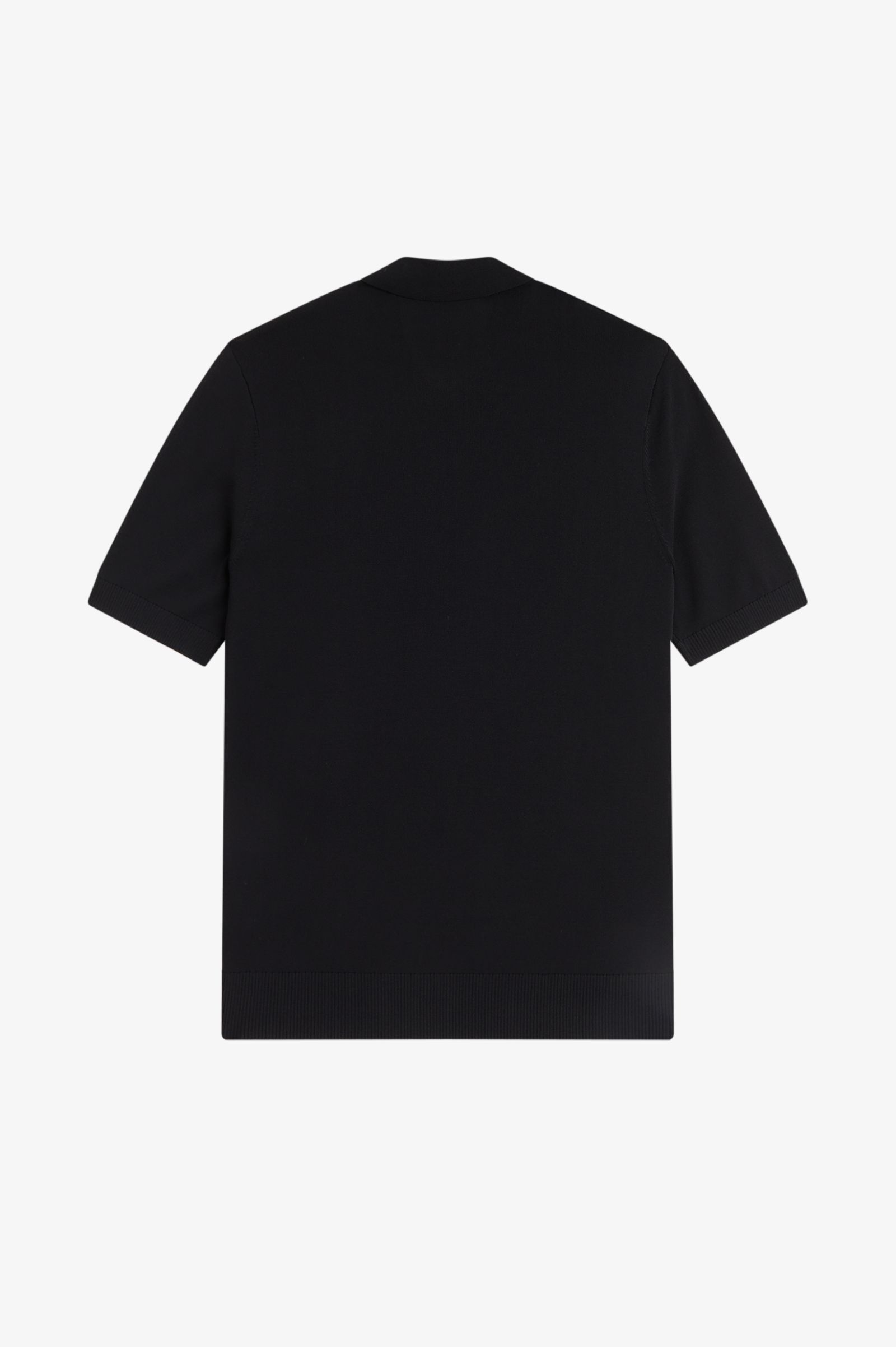 Fred Perry Cable Knitted Shirt (Black)