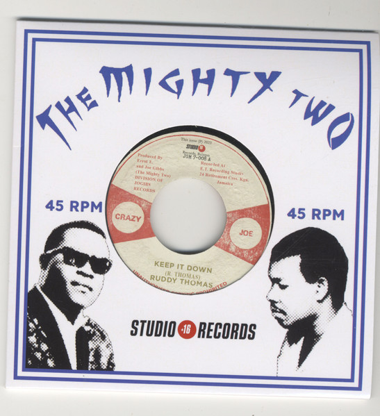 Ruddy Thomas - Keep It Down / Mighty Two - Down With It Version (7")