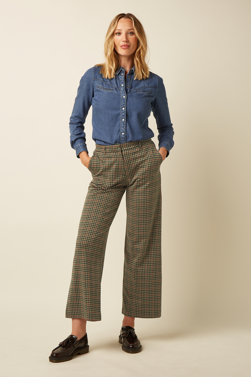 King Louie Federica Pants Vine Jacquard (Beige)
