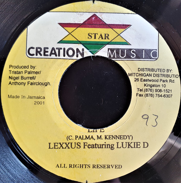 Lexxus Featuring Lukie D – Life / Cruise (Version) (7")       