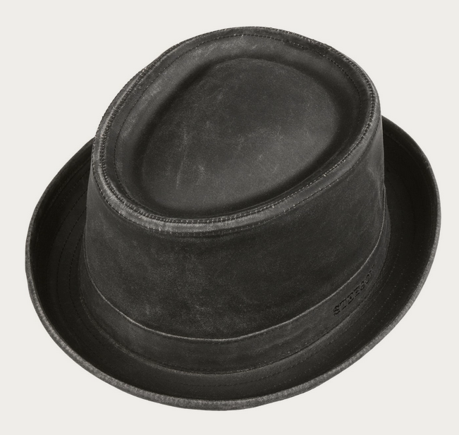 Stetson Vintage Pork Pie Schwarz Col.1