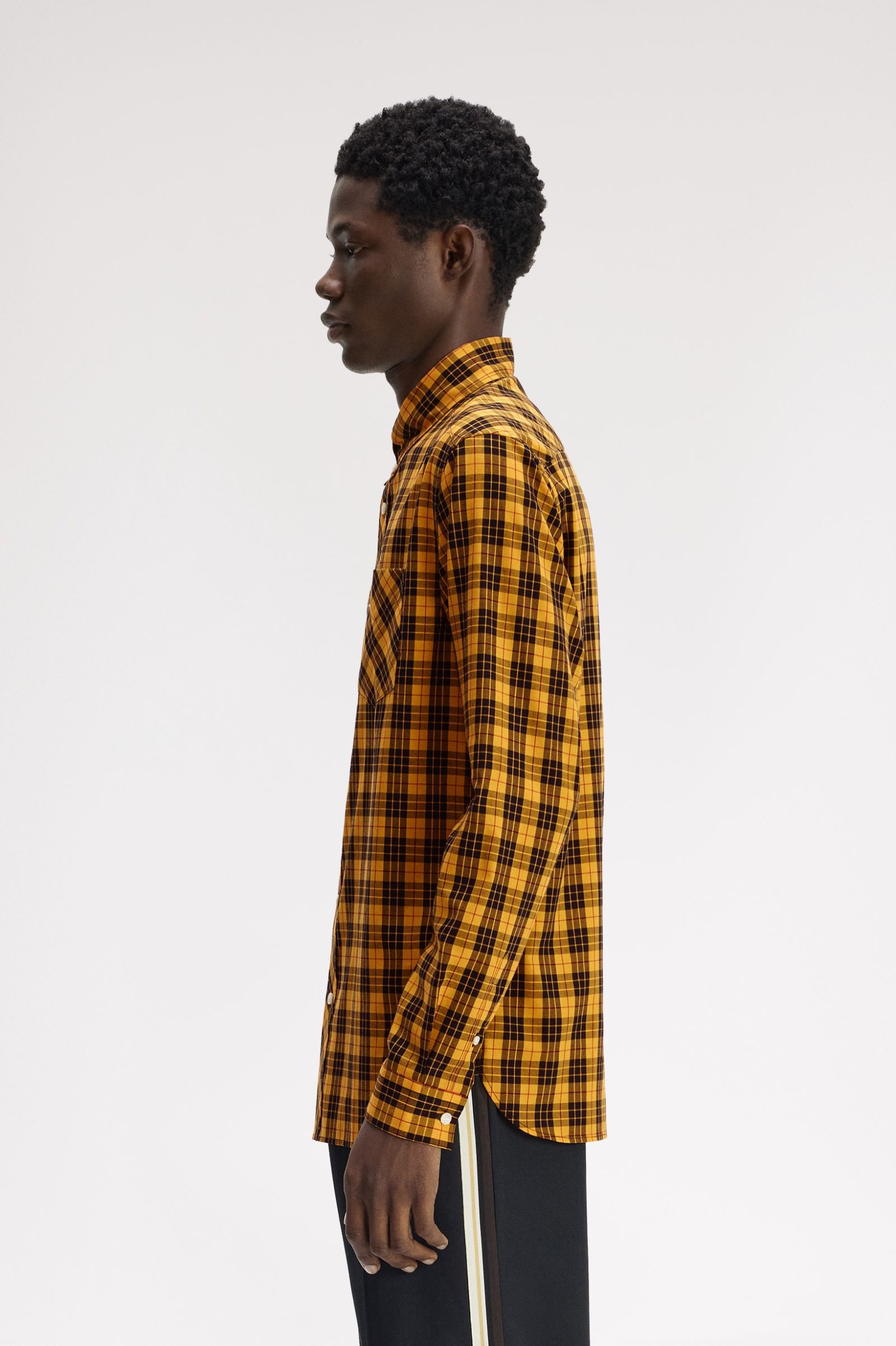 Fred Perry MacLeod Tartan Shirt (Golden)