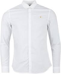 Farah Hemd Farley Slim White