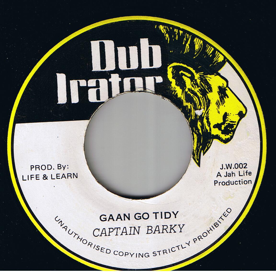 Captain Barky - Gaan Go Tidy / Version (7")