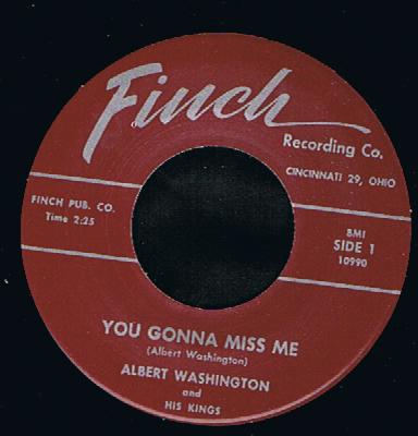 Albert Washington - You Gonna Miss Me (7")