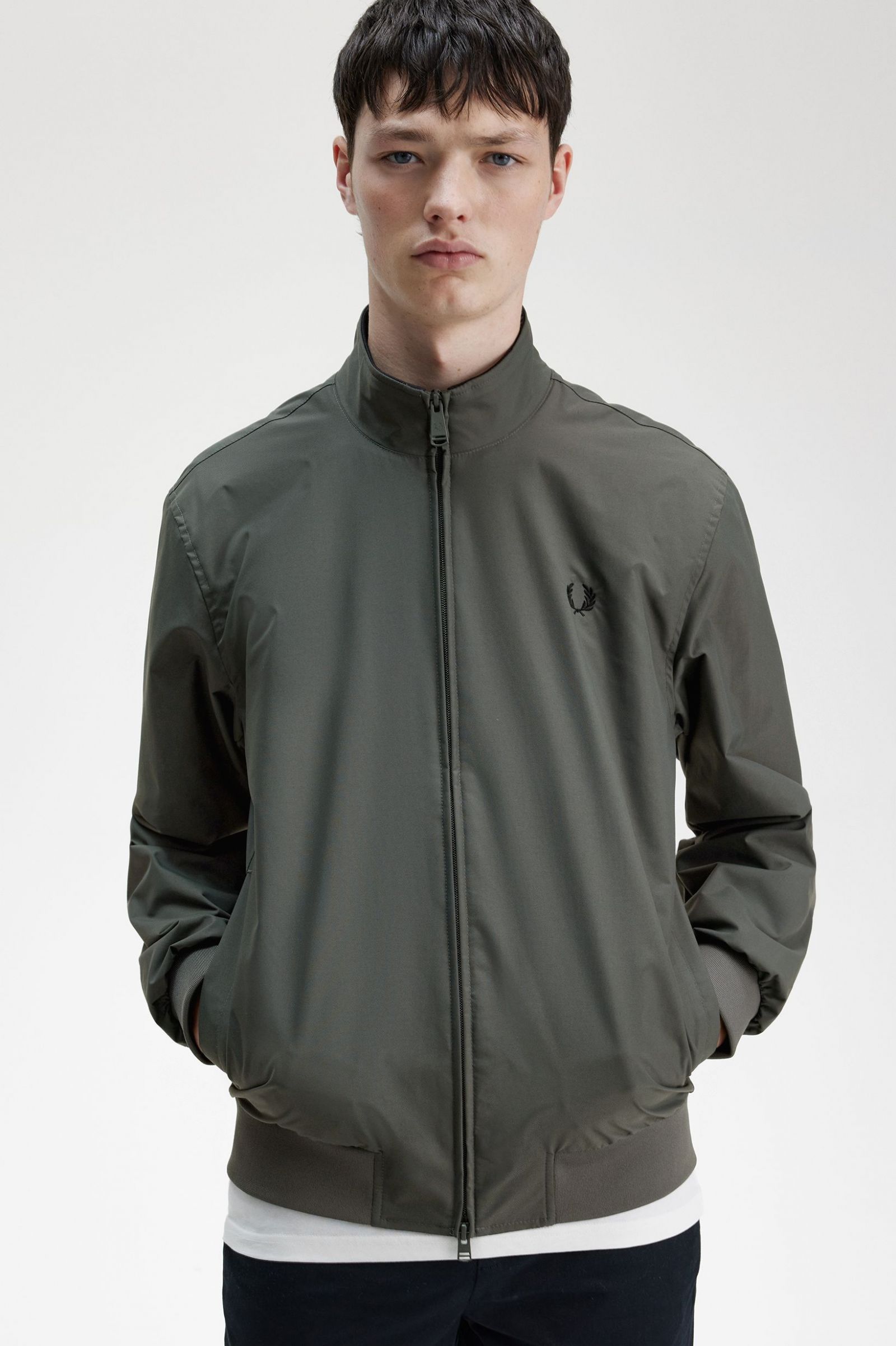 Fred Perry Bremtham Jacke in Field Green