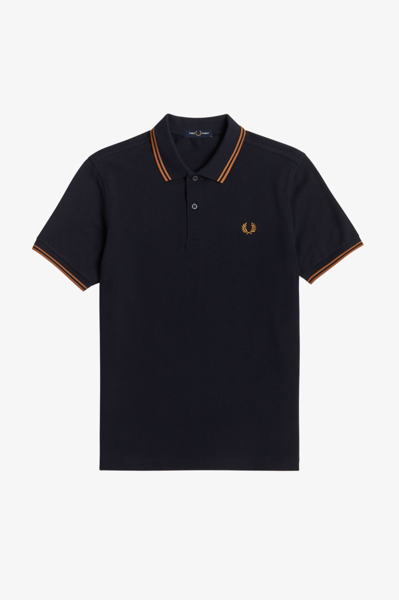 Fred Perry Poloshirt Navy/Gold K97-L
