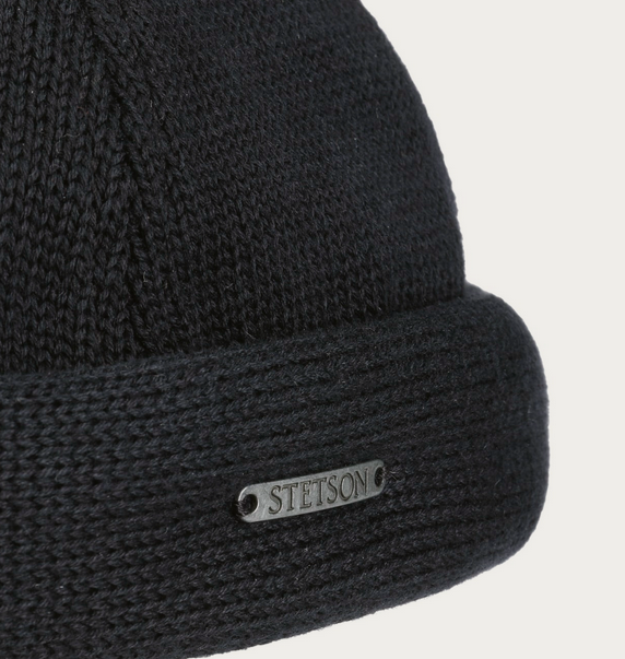 Stetson Docker Knit Cap (Black) 