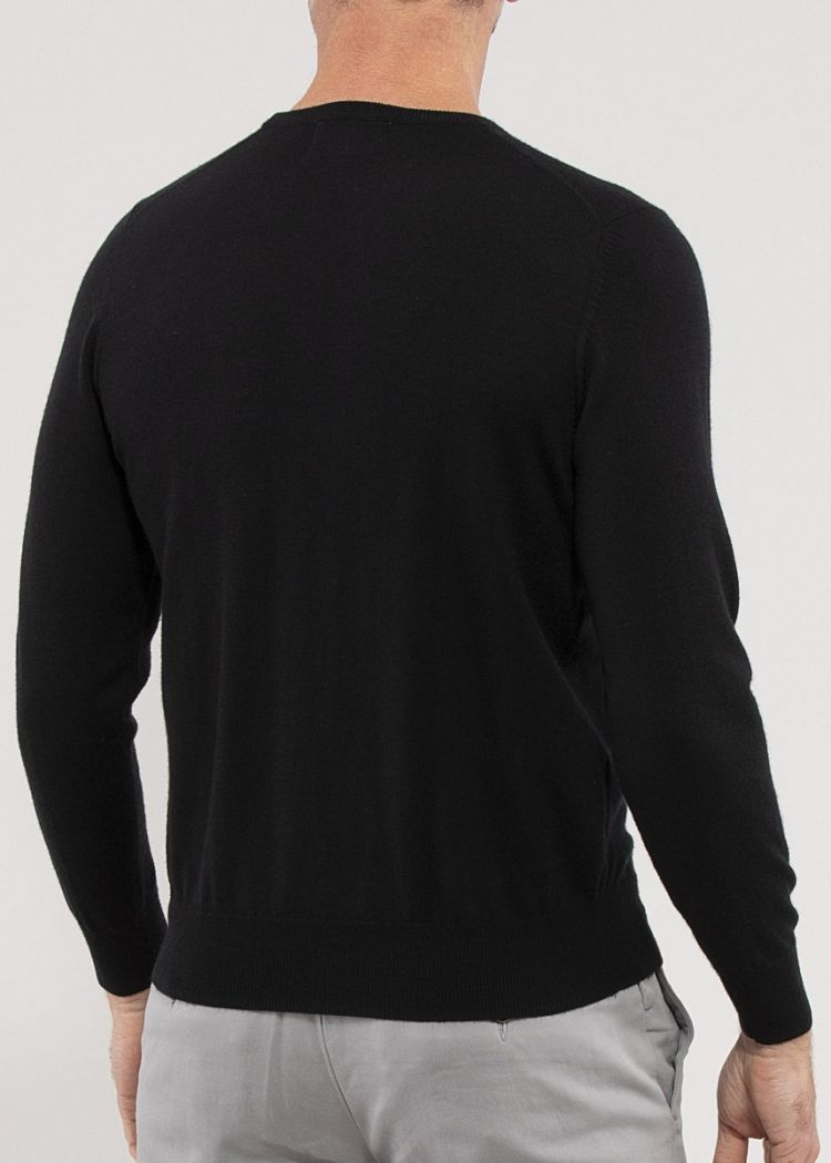 Alan Paine Pullover Kerswell Crew Neck Black-S