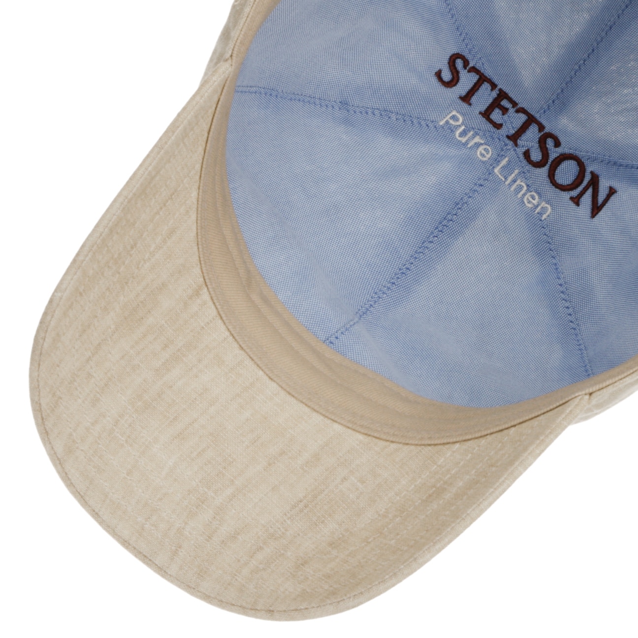 Stetson Linen Baseballcap Sydell (Beige)