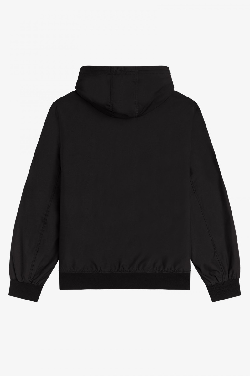 Fred Perry Hooded Brentham Jacke Black-XL