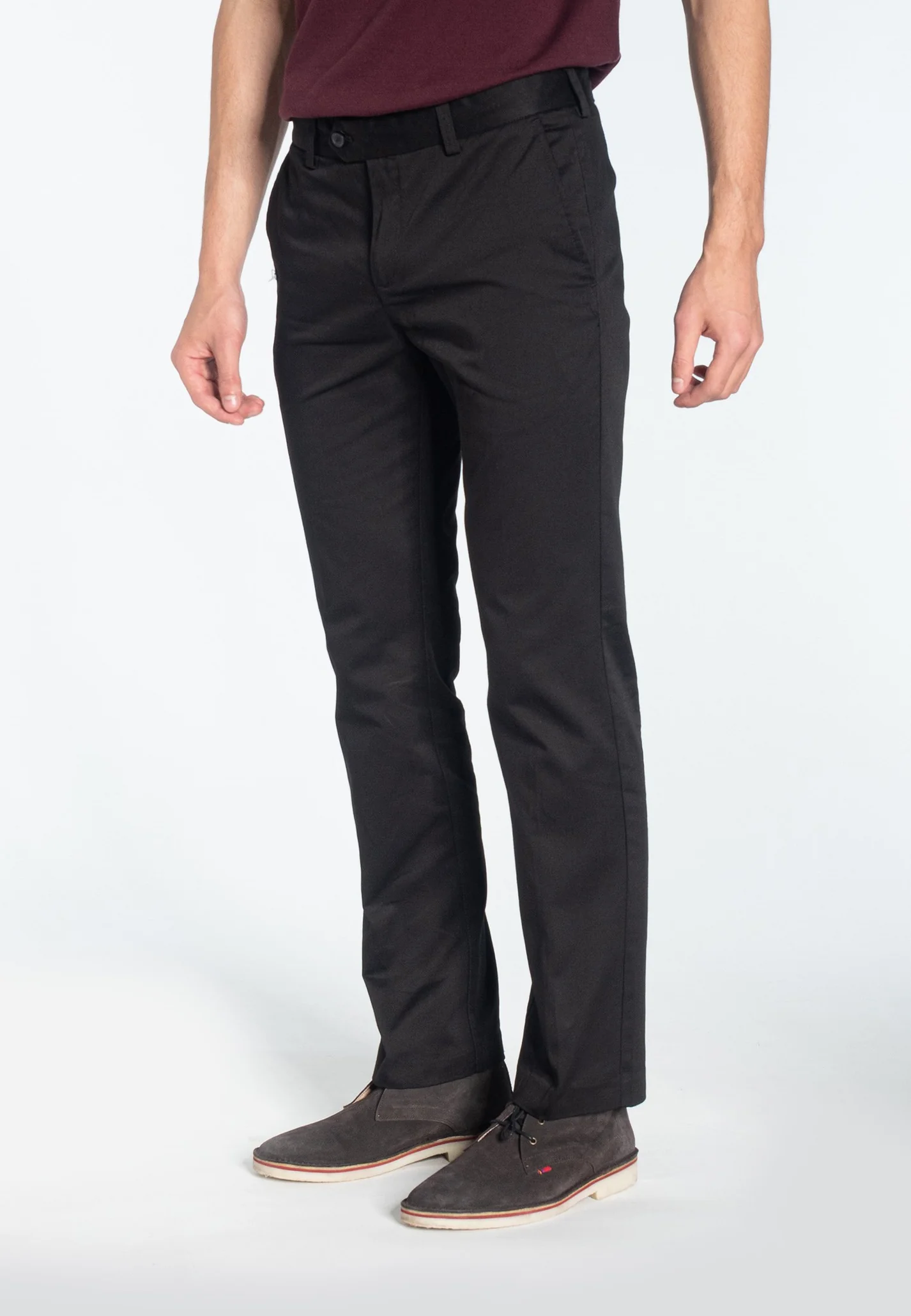Merc Sta Press Trousers Winston (Black) Merc Sta Press Trousers Winston (Black)