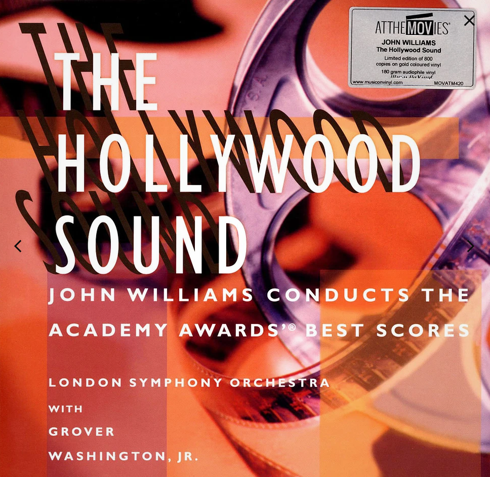 John Williams, London Symphony Orchestra , With Grover Washington, Jr. – The Hollywood Sound: John Williams Conducts The Academy Awards' Best Scores (DOLP
