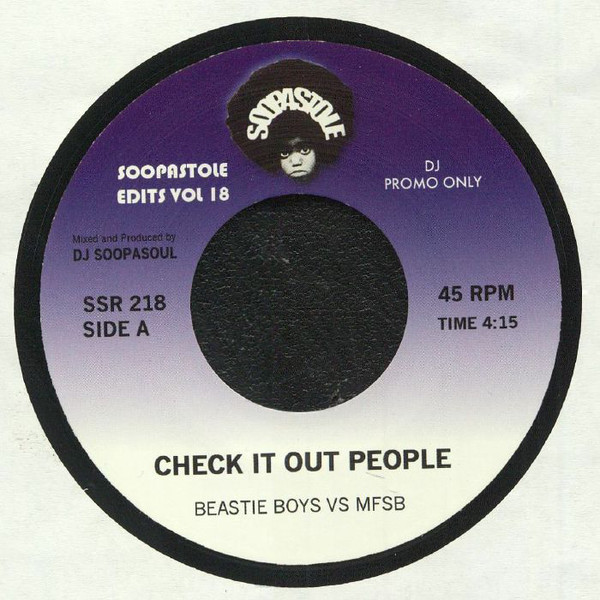 Beastie Boys vs. MFSB - Check It Out People / MFSB - People All Over The World Dub (7")