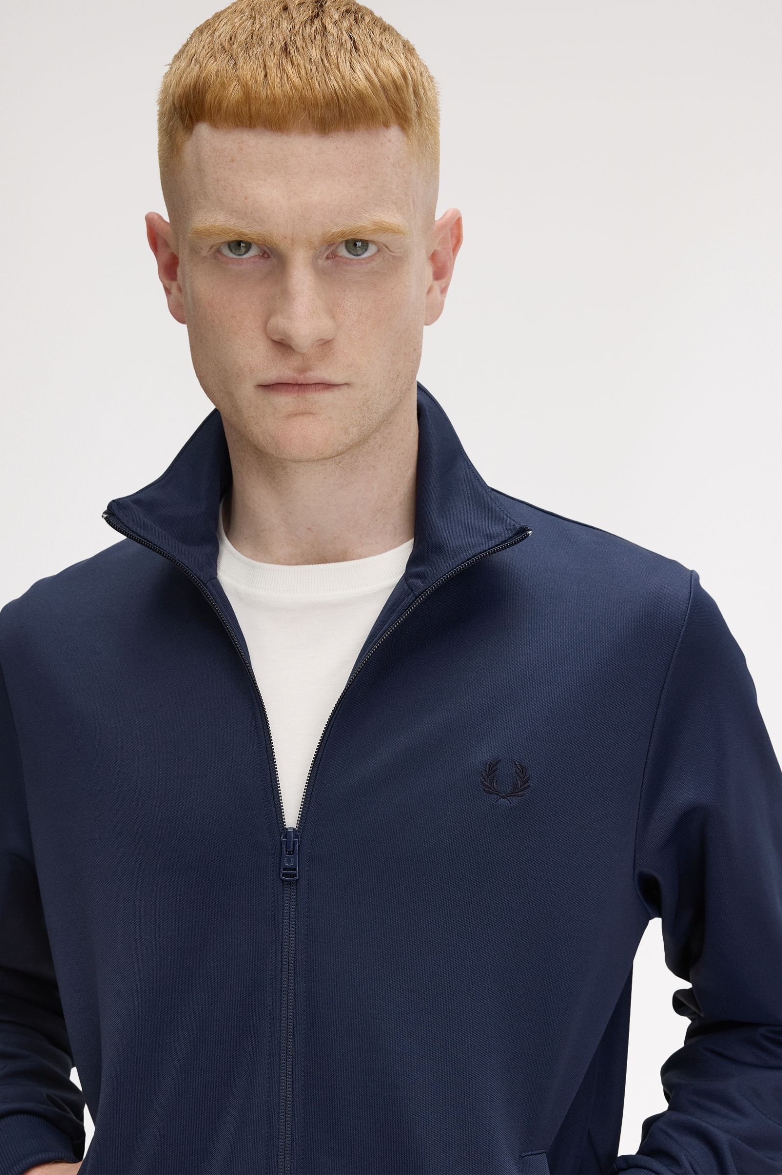 Fred Perry Track Jacket in Tennis Blue 