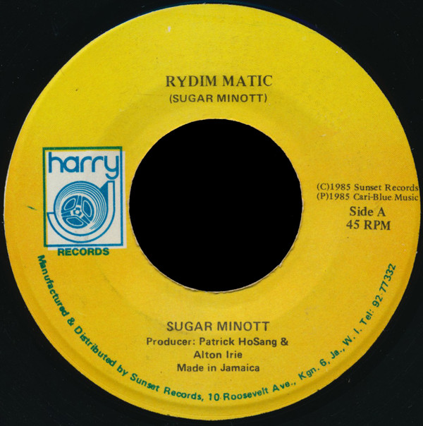 Sugar Minott - Rydim Matic / Version (7")