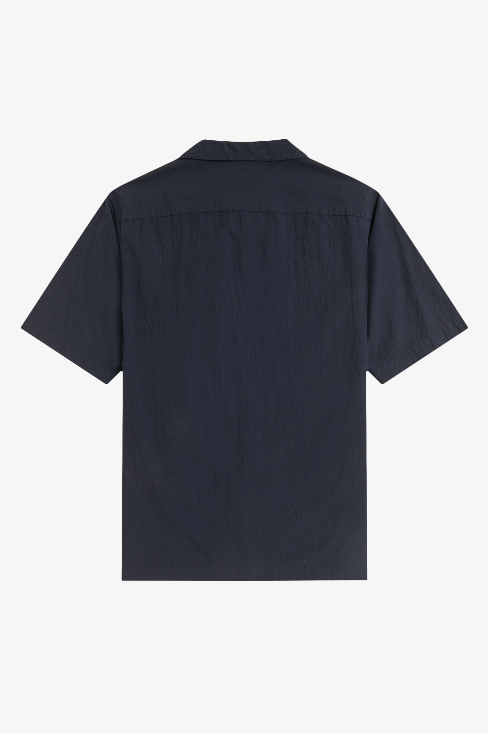 Fred Perry Seersucker Revere Collar (Navy)