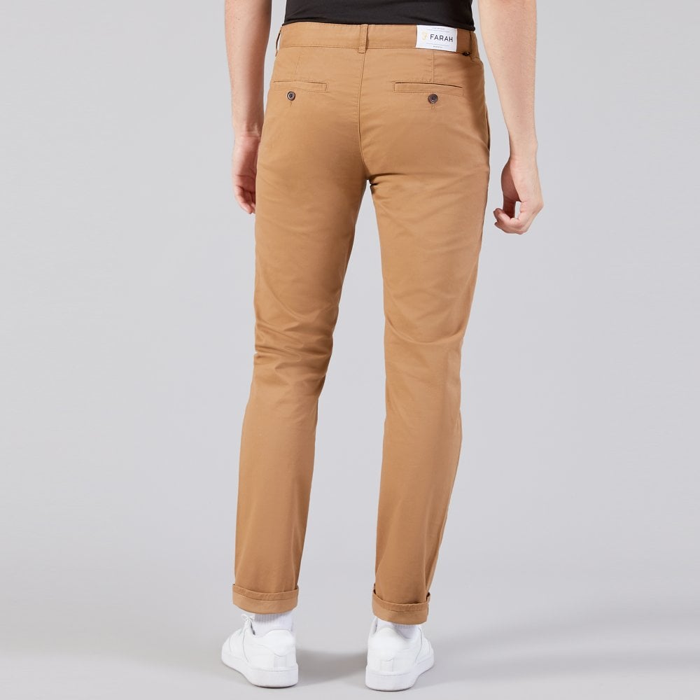 Farah Elm Chino Twill Camel-W34 L32