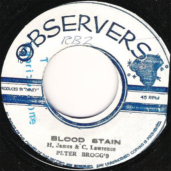 Peter Broog's - Blood Stain / Nine Created New Sounds - Foot Drum (7")