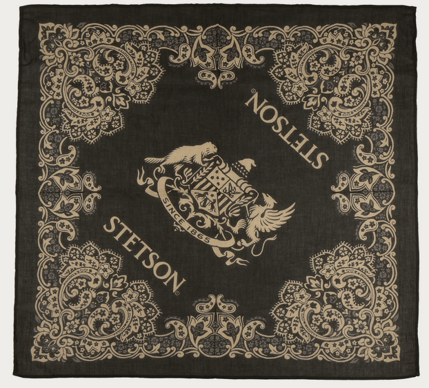Stetson Paisley Bandana (Black)