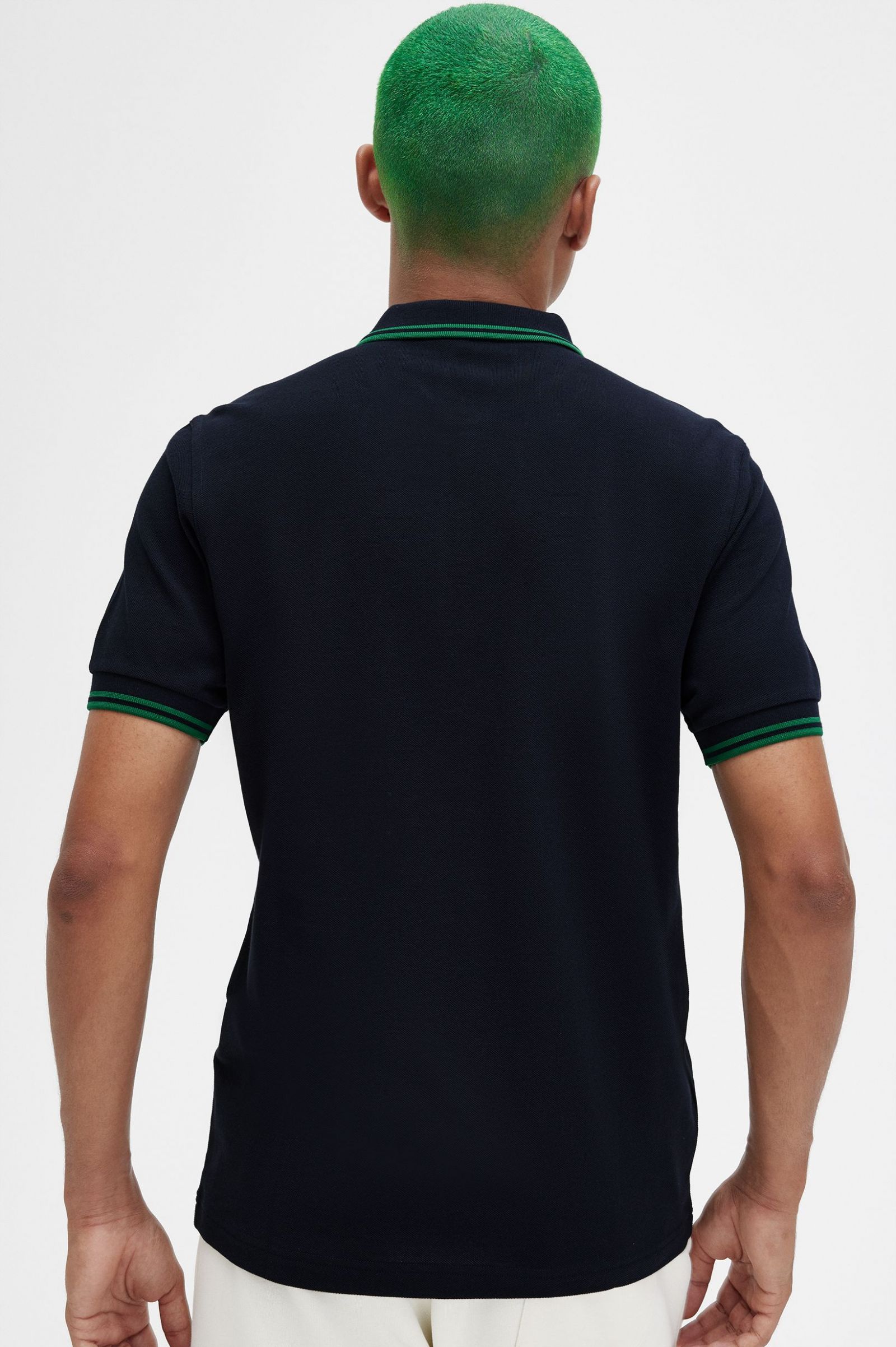 Fred Perry Twin Tipped Shirt in Navy