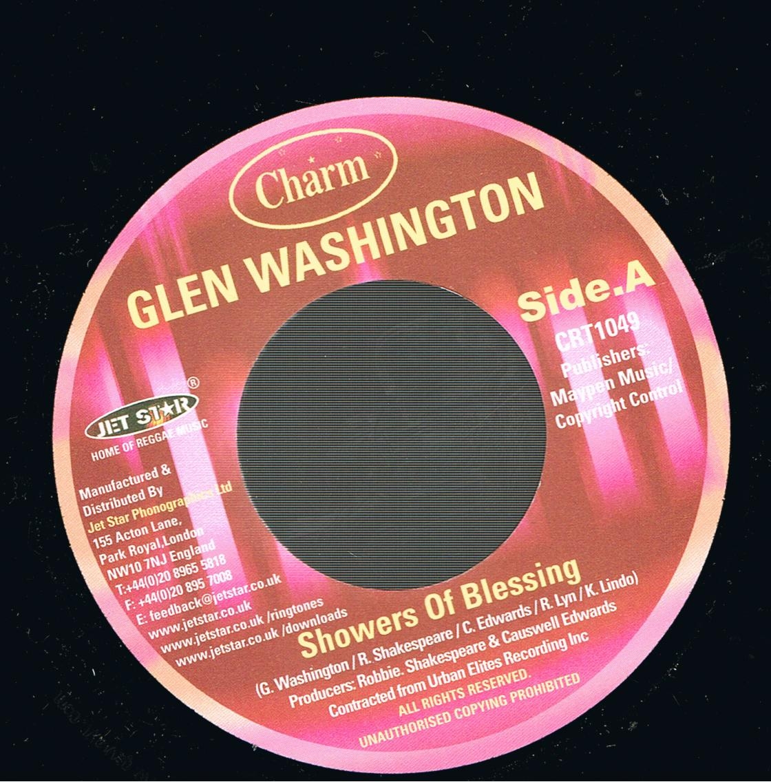 Glen Washington - Showers Of Blessing / Caterpillar Riddim (7")