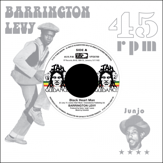 Barrington Levy – Black Heart Man / Round Eight  (7'') 