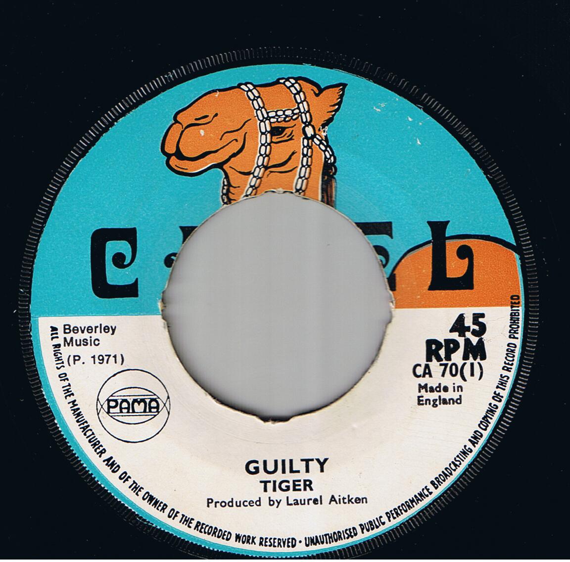 Tiger - Guilty / Funny Funny Man (7")