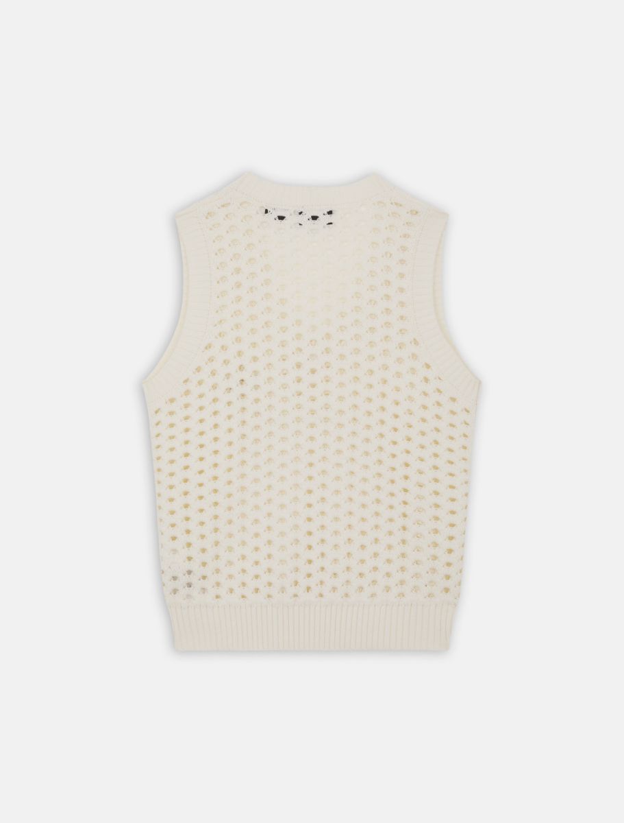 Dickies Ingalls Knitted Vest (White)